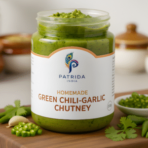 GREEN CHILLI-GARLIC CHUTNEY